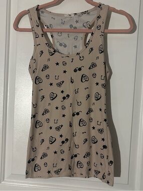 Graphic Icon Baby Pink Tank Top